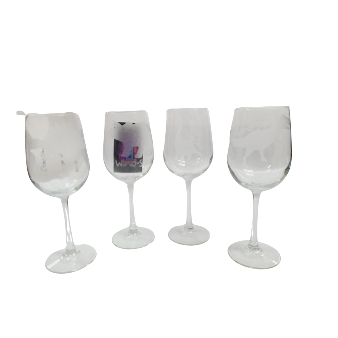 Dinosaur Wine Glasses