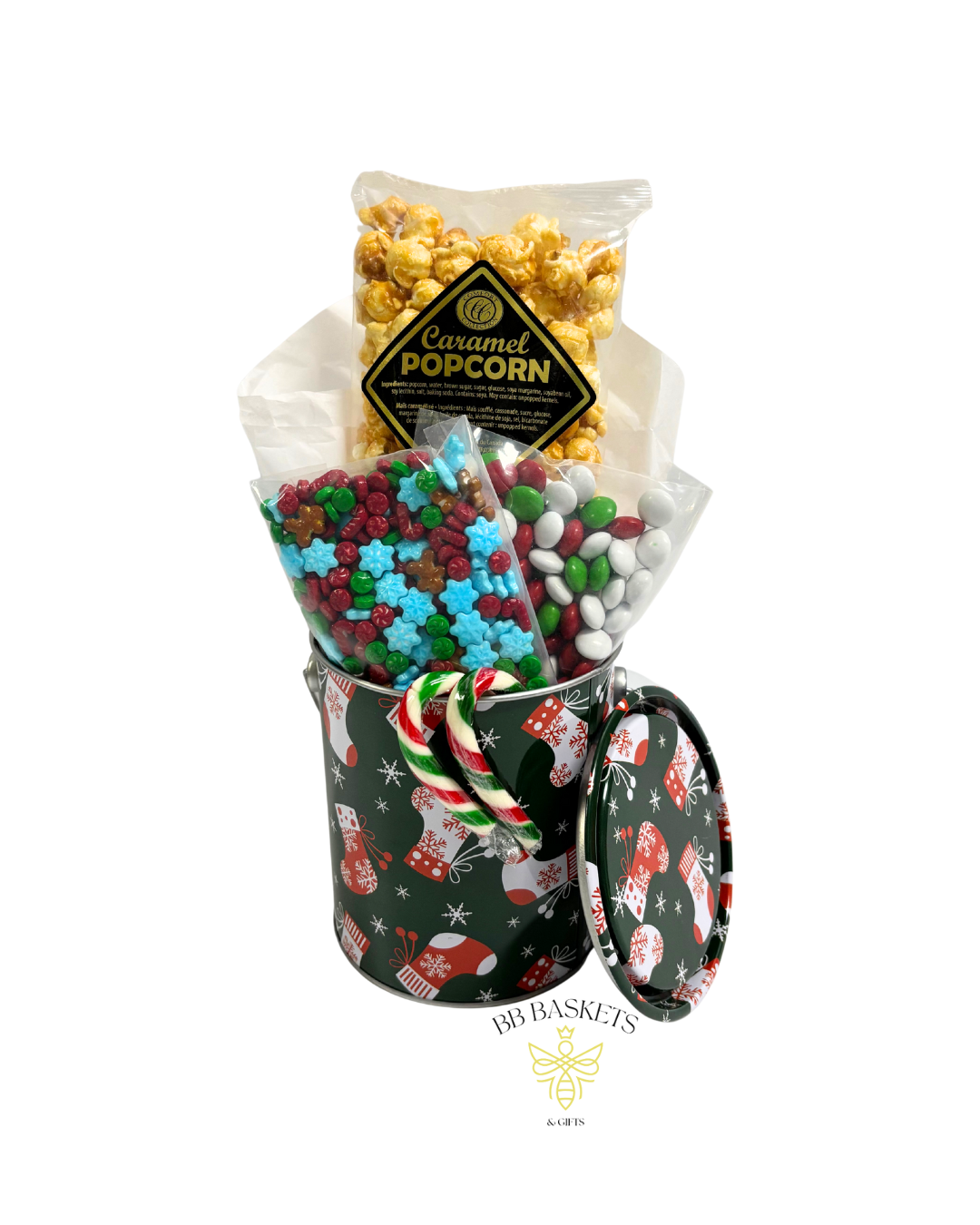 SANTA'S SNACK CAN